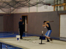 Baseball Swinging Practice